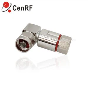 Conector RF Unghi drept N-male pentru cablul cu pierdere mică de 1/2 ”